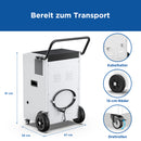 110-Liter Gewerbe-Entfeuchter mit Pumpe und Ablaufschlauch | MOISWELL Explorer DE90