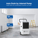 80L Commercial Dehumidifier with Pump and Drain Hose | MOISWELL Explorer UK70
