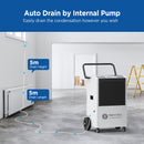 110L Commercial Dehumidifier with Pump and Drain Hose | MOISWELL Explorer UK90