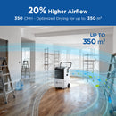 80L Commercial Dehumidifier with Pump and Drain Hose | MOISWELL Explorer UK70