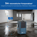 90 L Gewerbe-Entfeuchter mit Pumpe zur Bautrocknung – Ideal für Keller und Baustellen | MOISWELL Explorer DEP80