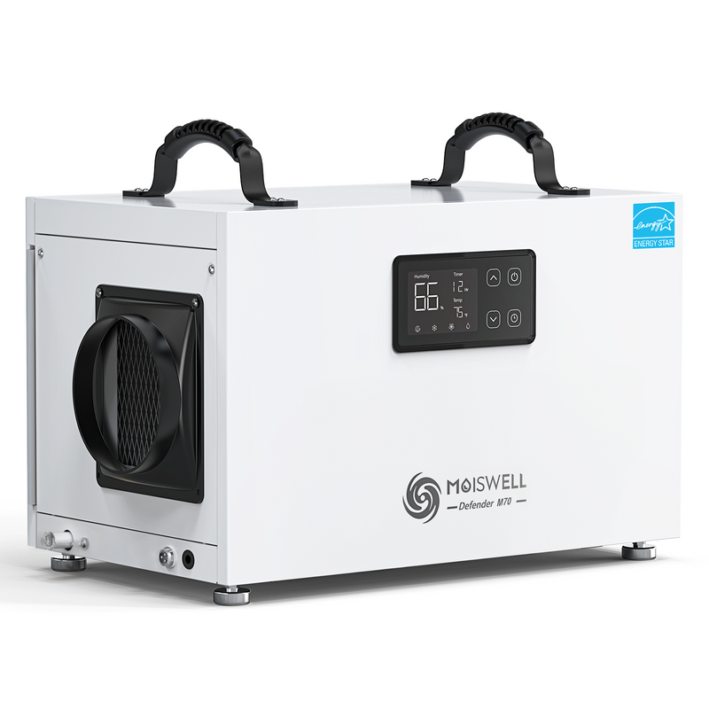 145 Pints Commercial Dehumidifier for Crawlspace & Large Basement | Defender M70