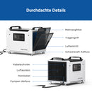 35-Liter Gewerbe-Entfeuchter mit Ablaufschlauch für Kriechkeller & Keller | MOISWELL Defender DEP30