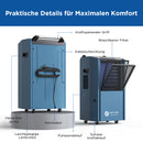 90 L Gewerbe-Entfeuchter mit Pumpe zur Bautrocknung – Ideal für Keller und Baustellen | MOISWELL Explorer DEP80