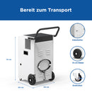 80-Liter Gewerbe-Entfeuchter mit Pumpe und Ablaufschlauch | MOISWELL Explorer DE70