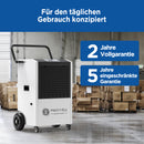 110-Liter Gewerbe-Entfeuchter mit Pumpe und Ablaufschlauch | MOISWELL Explorer DE90