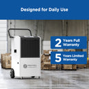80L Commercial Dehumidifier with Pump and Drain Hose | MOISWELL Explorer UK70